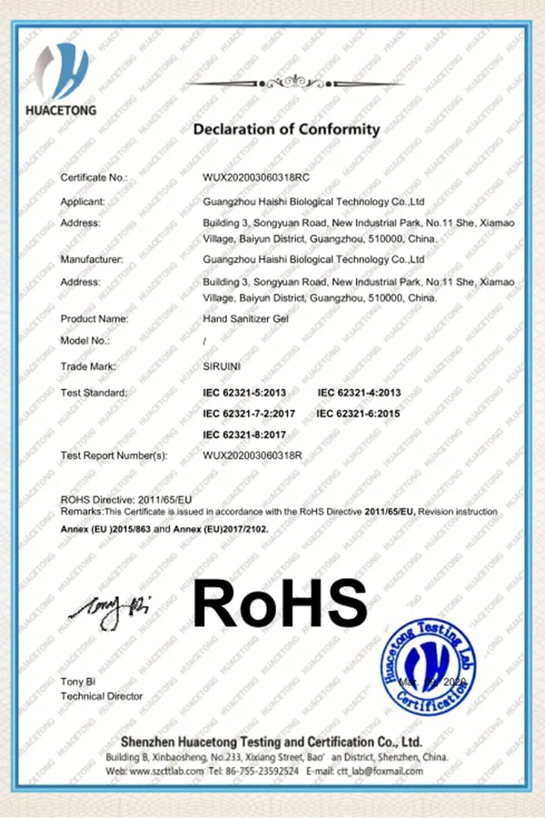 Monitoring Result - Test Report